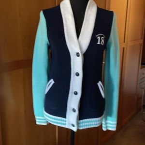 Brooks brother varsity cardigan sweater